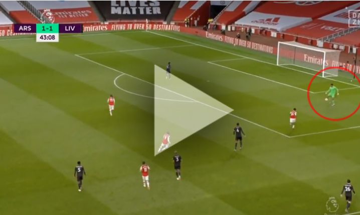 BŁĄD Alissona i Arsenal prowadzi 2-1! [VIDEO]